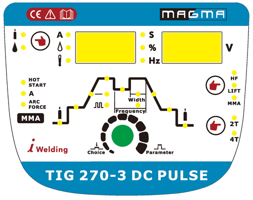 מכונת ריתוך TIG-270 DC PULSE 