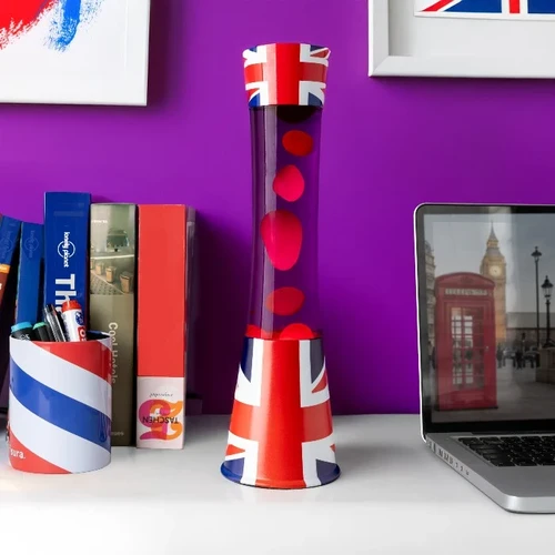 מנורת לבה דגל בריטניה British Flag