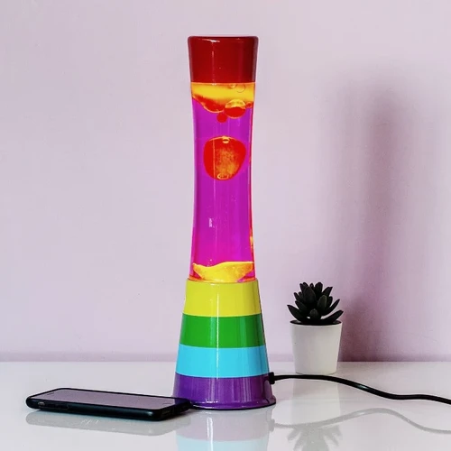 מנורת לבה קשת Rainbow