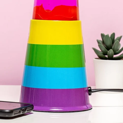 מנורת לבה קשת Rainbow