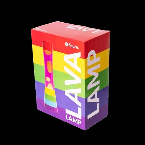 מנורת לבה קשת Rainbow