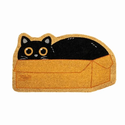 שטיח כניסה מעוצב חתול בקופסא Gatto