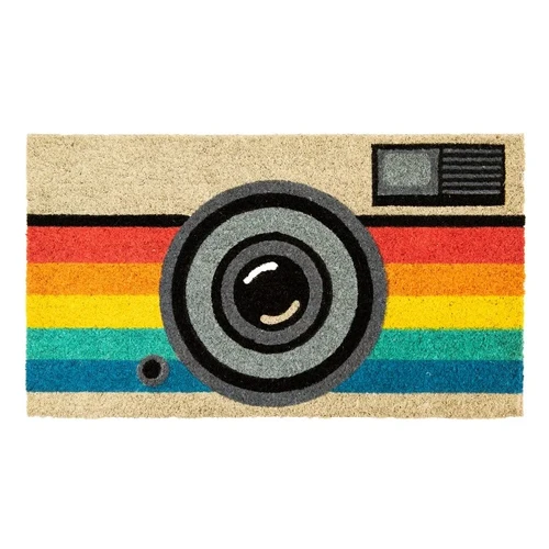 שטיח כניסה מצלמה בצבעי קשת Rainbow Camera