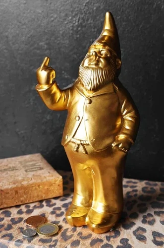 קופת חיסכון ענקית גמד חצוף Gold Gnome