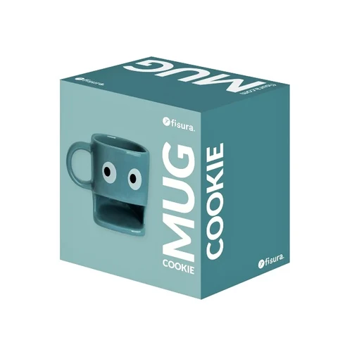 ספל קפה ועוגייה Cookie Mug – צבע כחול