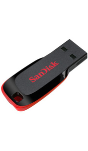 זכרון נייד USB SanDisk Cruzer Blade 32GB סנדיסק