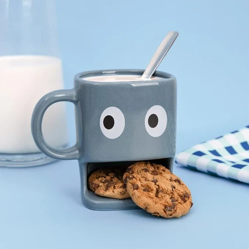 ספל קפה ועוגייה Cookie Mug – צבע כחול