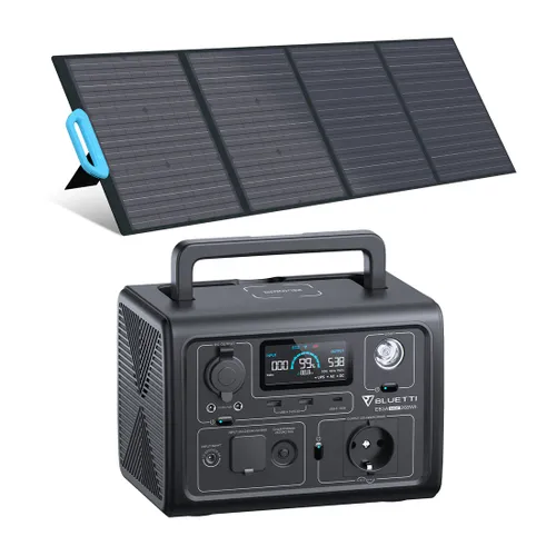 תחנת כוח ניידת עם פאנלים סולאריים BLUETTI EB3A 600W 268Wh