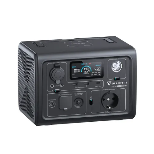 תחנת כוח ניידת עם פאנלים סולאריים BLUETTI EB3A 600W 268Wh