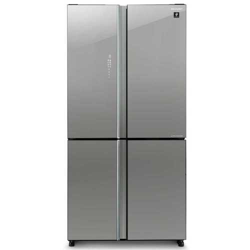 מקרר 4 דלתות 572 ליטר Sharp SJ-8960BS זכוכית אפורה