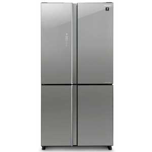 מקרר 4 דלתות 572 ליטר Sharp SJ-8960BS זכוכית אפורה