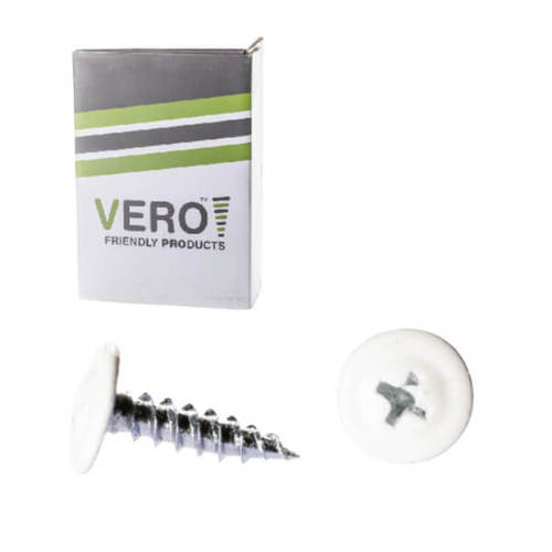 בורג פח אל פח ראש לבן שפיץ תוצרת טייוואן VERO
