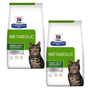 זוג במבצע ! הילס מטבוליק Metabolic לחתול 3 ק"ג  הילס פרסקריפשן דיאט