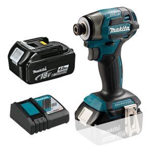 סט מברגת אימפקט 18V נטענת DTD173 + סוללת 4A + מטען מהיר - יבואן רשמי 