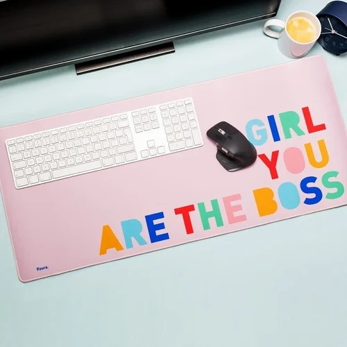 משטח ענק לשולחן העבודה את הבוס Girl You Are The Boss XXL