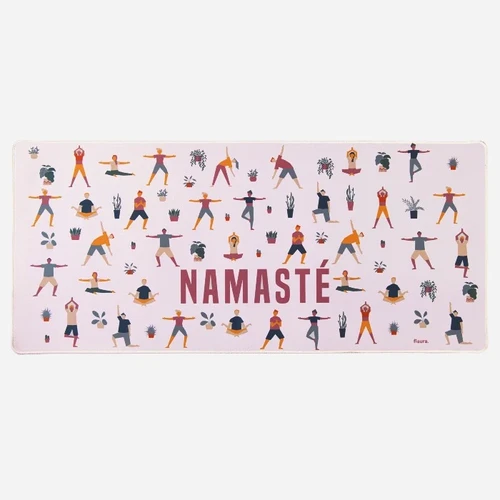 משטח ענק לשולחן העבודה יוגה Namaste XXL