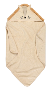 מגבת לתינוק עם כובע 100% כותנה - אריה