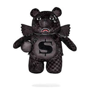 SPRAYGROUND תיק גב מטורף דובי 3AM CHECK WINGMAN BEAR BACKPACK