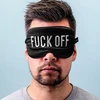כיסוי עיניים יוקרתי עם מסר חד Fuck Off