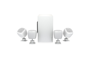 סט סאב+4 רמקולים להתקנה, צבע לבן  דגם SAT SUB 4PACK TANNOY