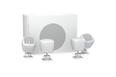 סט סאב+4 רמקולים להתקנה, צבע לבן  דגם SAT SUB 4PACK TANNOY