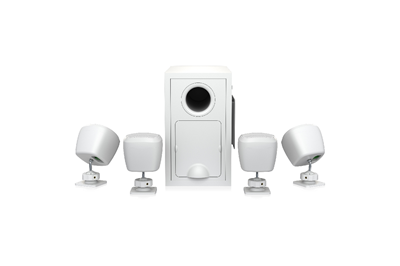 סט סאב+4 רמקולים להתקנה, צבע לבן  דגם SAT SUB 4PACK TANNOY