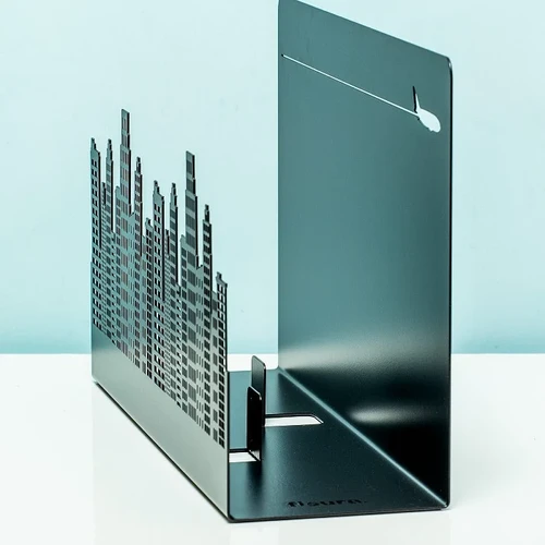 מתקן עיתונים ומגזינים גורדי שחקים Skyscrapers - שחור