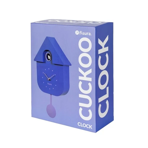 שעון מטוטלת קוקייה עם מנגנון שקט Cuckoo Clock – סגול