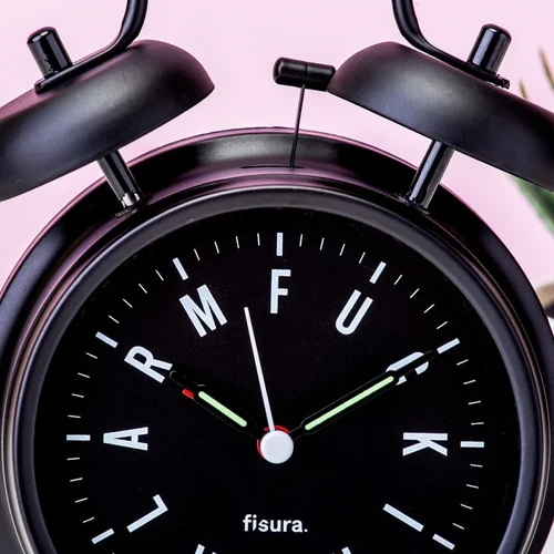 שעון מעורר רטרו עם מנגנון שקט Fucking Alarm