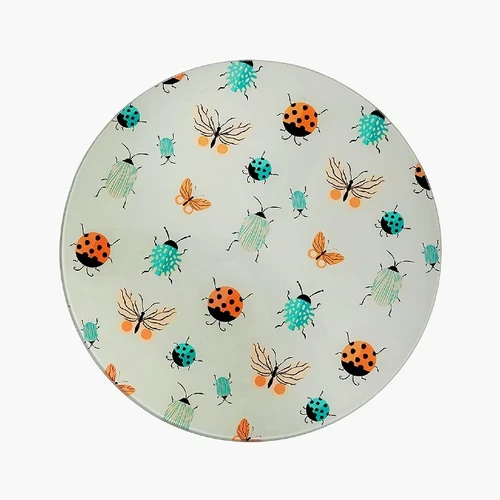 שולחן קטן חיפושיות ופרפרים Bugs - פסטל