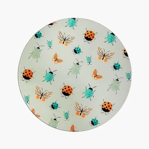 שולחן קטן חיפושיות ופרפרים Bugs - פסטל