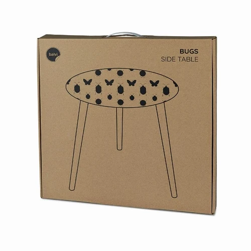 שולחן קטן חיפושיות ופרפרים Bugs - פסטל