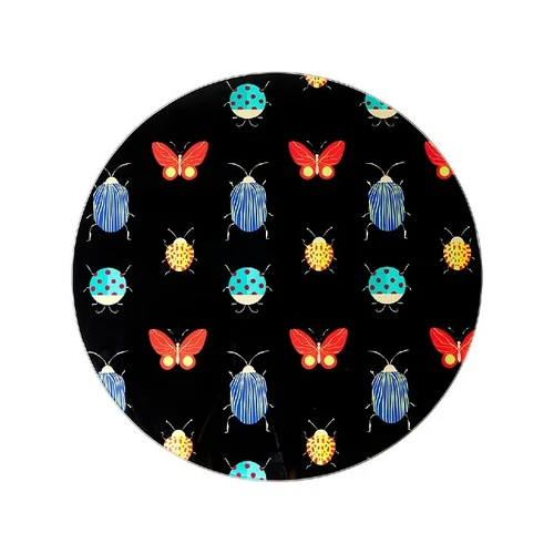 שולחן קטן חיפושיות ופרפרים Bugs - שחור
