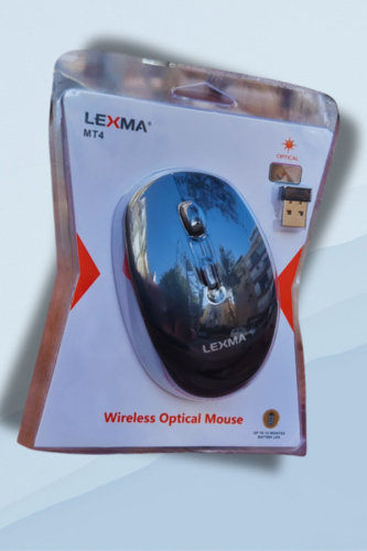 עכבר אלחוטי שחור LEXMA MT4 6D T5