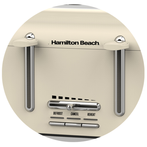 מצנם 4 פרוסות בצבע קרם Hamilton Beach 22703-ISברפאלי - refali.co.il