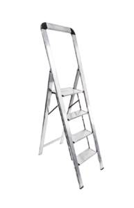 סולם דרגש אלומיניום + 4 שלבים מקצועי - SMITH SLIM 150221-003  - איסוף עצמי.