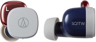 אוזניות אלחוטיות AUDIO TECHNICA IN EAR ATH-SQ1TNRD - צבע אדום יין