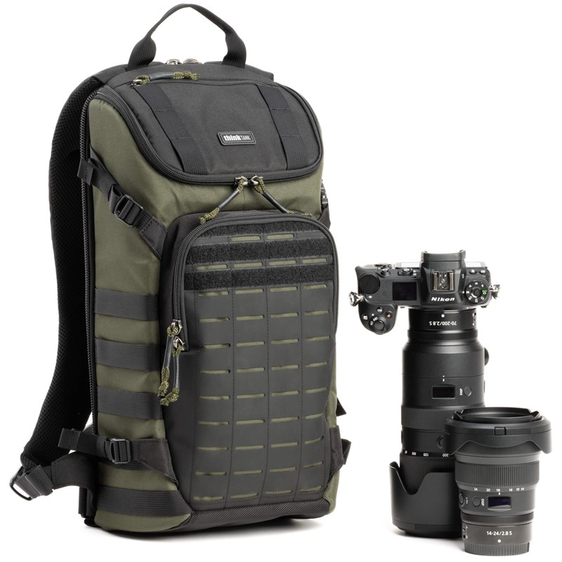Think Tank Photo DarkLight Backpack (Montane Green, 14L)