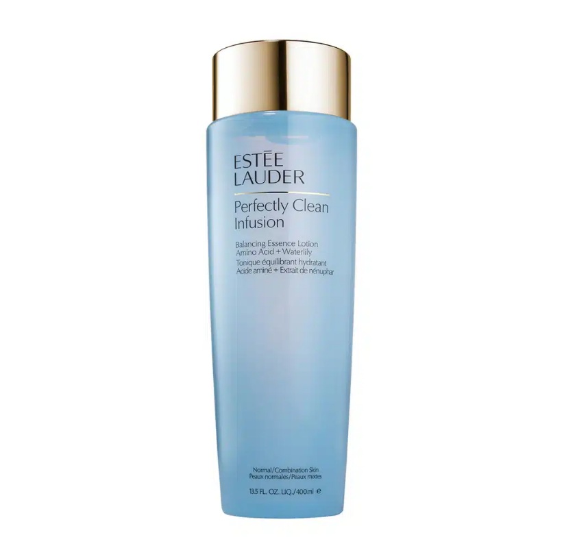 ניקוי פנים לאישה  Estee Lauder Perfectly Infusion‎ Balancing Essence Lotion with Amino Acid + Waterlily 400ml 