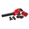 מפוח עלים FUEL עוצמתי ( 36V (18V×2 כולל 2 סוללות 8AH ומטען כפול מבית Milwaukee