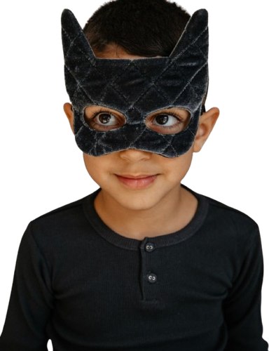 מסיכת Fantasy לפורים ומשחקי דמיון - אפור צ'רקול