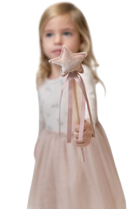 שרביט Fantasy לפורים ומשחקי דמיון - ורוד