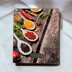 משקל מטבח זכוכית מעוצב בסטייל | KITCHEN SCALE