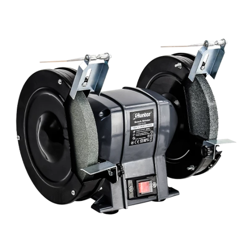 משחזת שולחן חשמלית HUNTER 240W עם שני דיסקים 