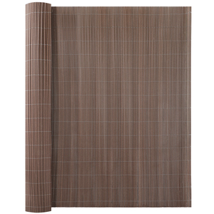 גדר במבוק סינטטי PVC במידה 1.5X5 מ' EverGreen צבע קקאו - מבצע כסאח!!!