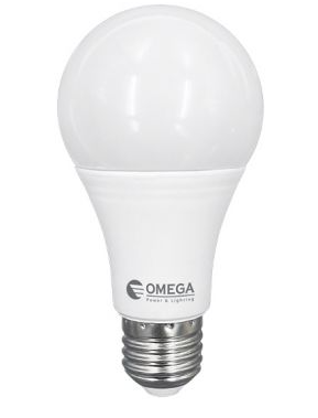נורת לד 24W צבע לבן E27 6500K A80 מחברת Omega