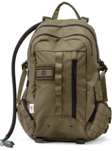 תיק טקטי 27 ליטר כולל שקית שלוקר 3 ליטר - צבע זית