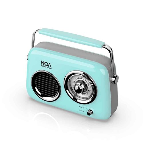 רדיו משולב רמקול Bluetooth מעוצב בסגנון רטרו – NOA RETRO במלאי מידי כל הצבעים