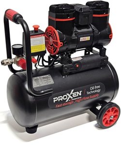 מדחס אוויר שקט ללא שמן 18 ליטר 900W תוצרת PROXEN