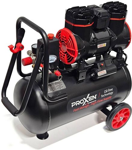 מדחס אוויר שקט ללא שמן 24 ליטר 1450W תוצרת PROXEN 